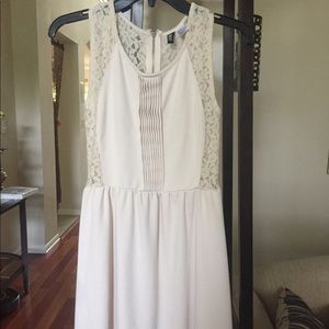 Cream lace dress